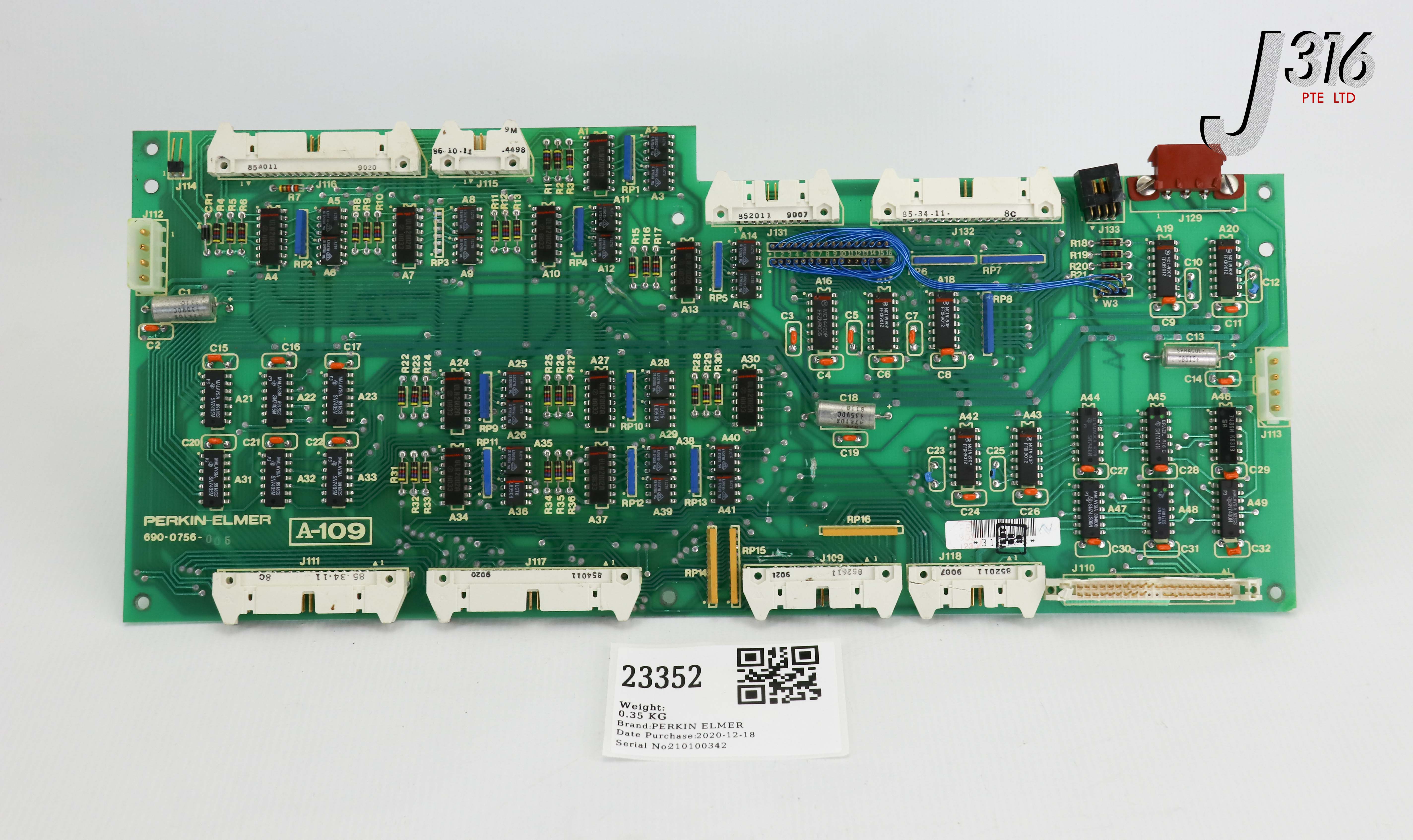 23352 PERKIN ELMER PCB ASSY, A-109, 690-5104-005 690-0756-005 | eBay